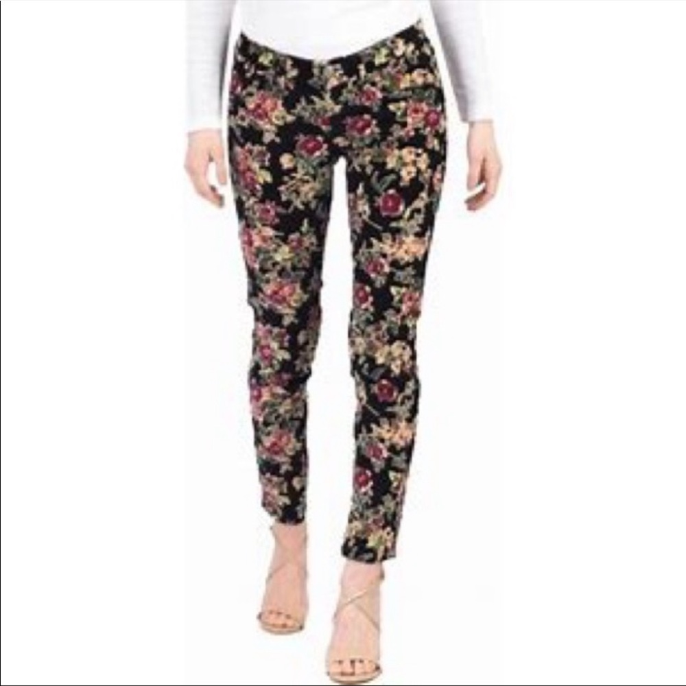 Free people - floral corduroy skinny pant